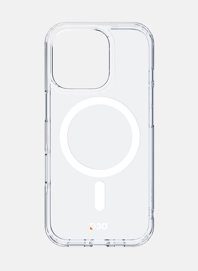 ارمور برو حافظة ماغسيف بيضاء من TPU+PC محمية بتقنية D3O لهاتف آيفون 16 برو (آيفون 6.3 2024) - Image 5