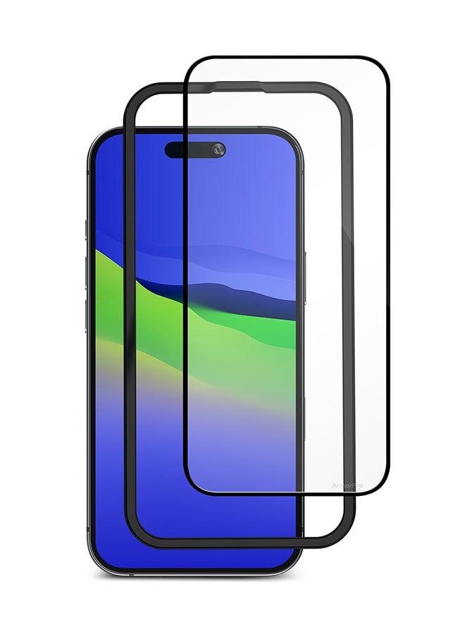 ArmorPro 3-in-1 Combo (HD Screen Protector & Camera Lens & Clear Case) HD For iPhone 16 Plus (iPhone 2024  6.7") Clear - Image 3