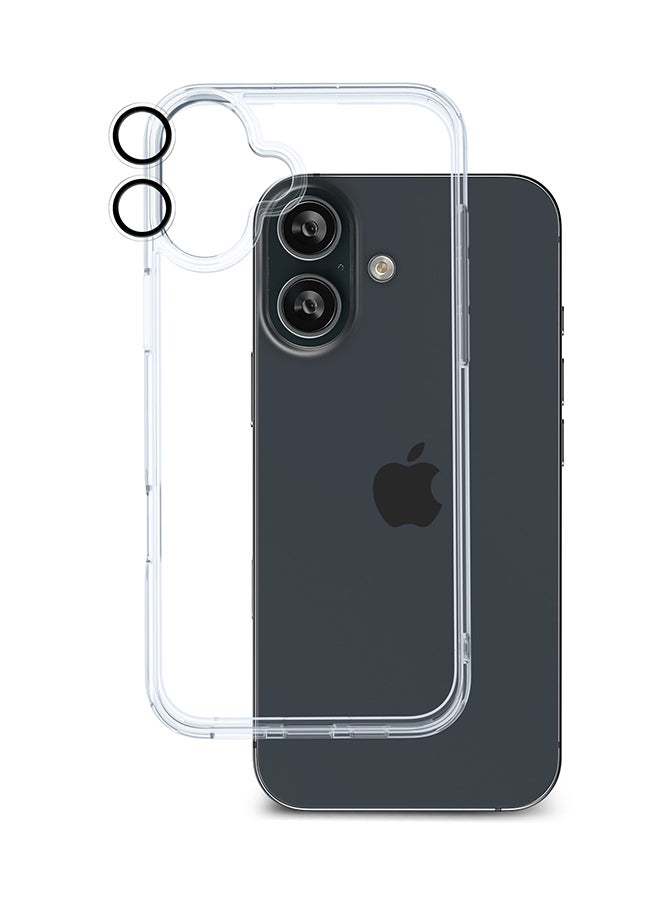 ArmorPro 3-in-1 Combo (HD Screen Protector & Camera Lens & Clear Case) HD For iPhone 16 Plus (iPhone 2024  6.7") Clear - Image 2