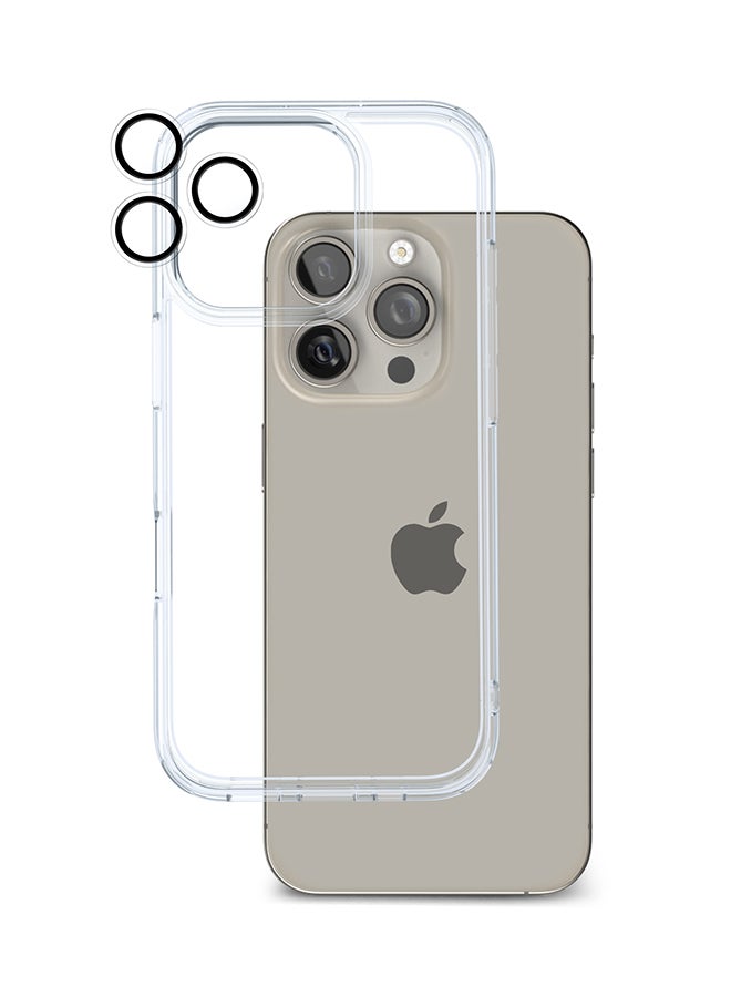 ارمور برو مجموعة 3 في 1 (واقي شاشة الخصوصية وعدسة الكاميرا والجراب الشفاف) لهاتف iPhone 16 Pro (iPhone 2024 6.3 بوصة) - Image 2