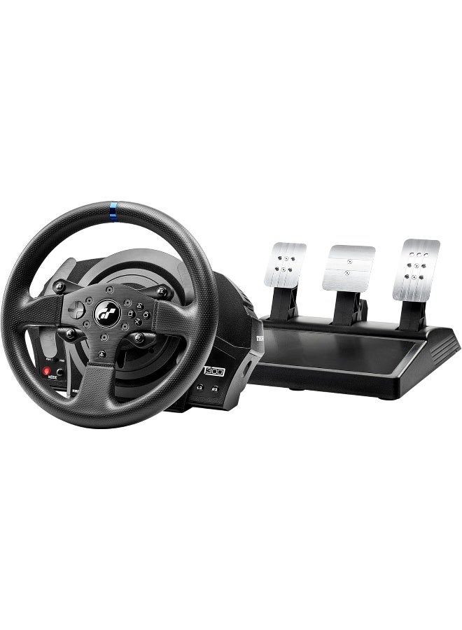 THRUSTMASTER T300RS GT, Racing Wheel and 3 Pedals, PS4 and PC, REALSIMULATOR Force Feedback, Brushless Motor, Dual-Belt System, Magnetic Technology, Interchangeable Wheel, works with PS5 Games - Image 1