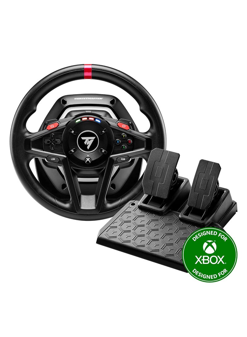 THRUSTMASTER - Thrustmaster T128, Force Feedback Racing Wheel with Magnetic Pedals, Xbox Series X|S, Xbox One, PC - Image 1