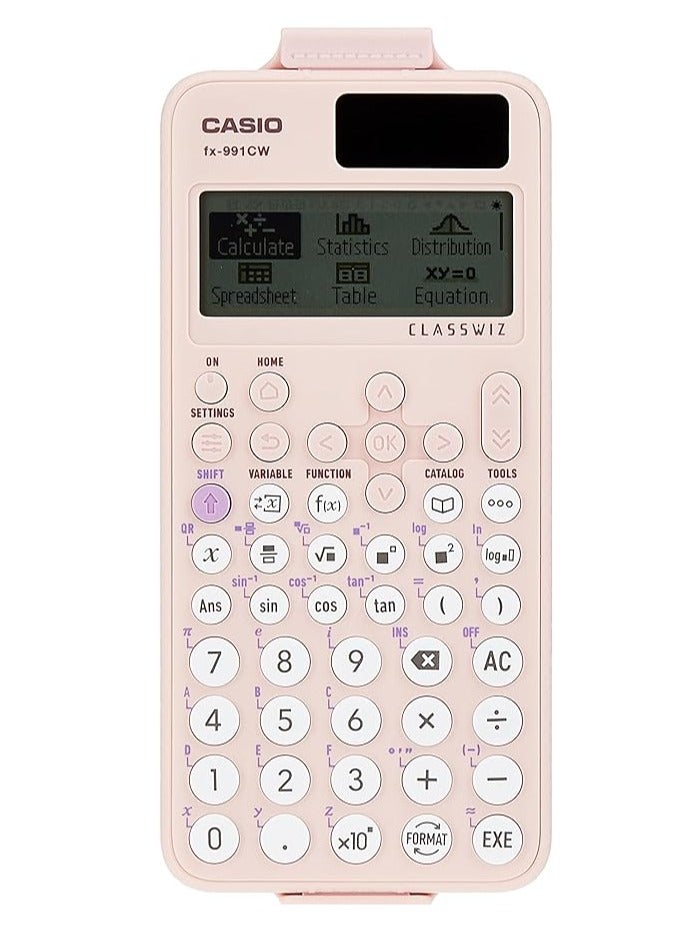 CASIO Casio FX-991CW ClassWiz Scientific Calculator, Pink Pink 