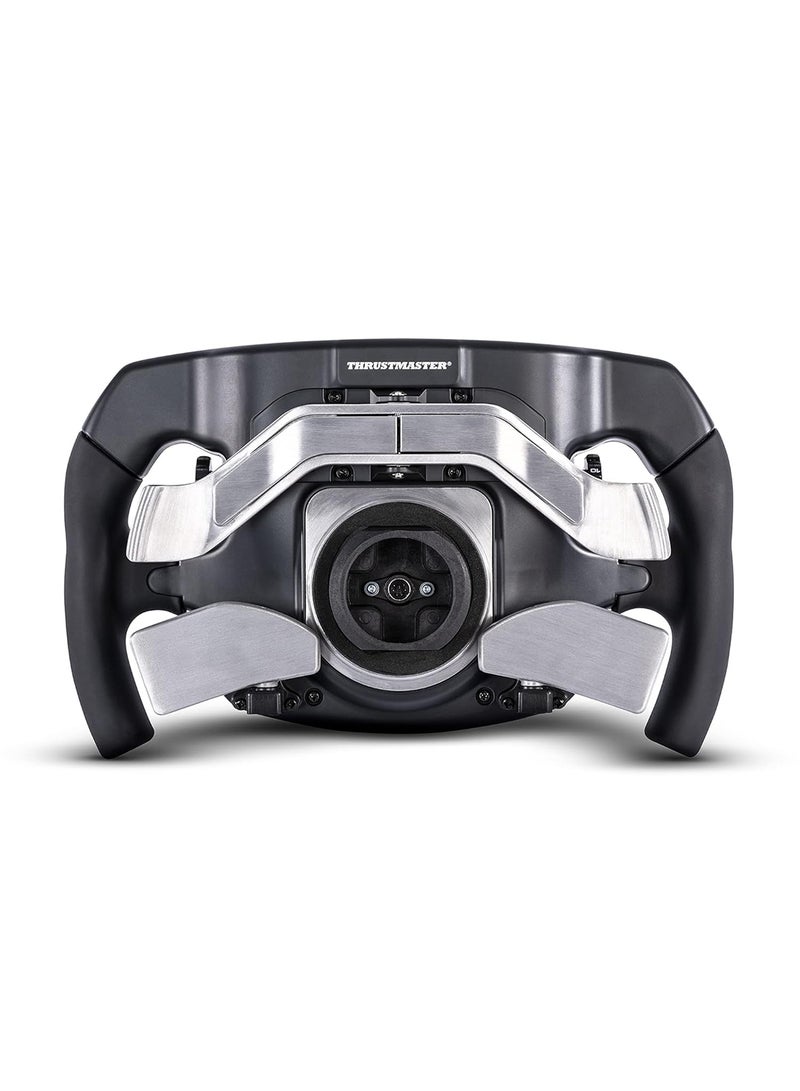 ثروستماستر إضافة عجلة ثروستماستر فورمولا - إصدار فيراري SF1000، عجلة مقلدة، للكمبيوتر، PS4، PS5، Xbox One وسلسلة X|S، شاشة وواجهة LED، لوحة أمامية من ألياف الكربون 100%، مرخصة من فيراري - Image 3