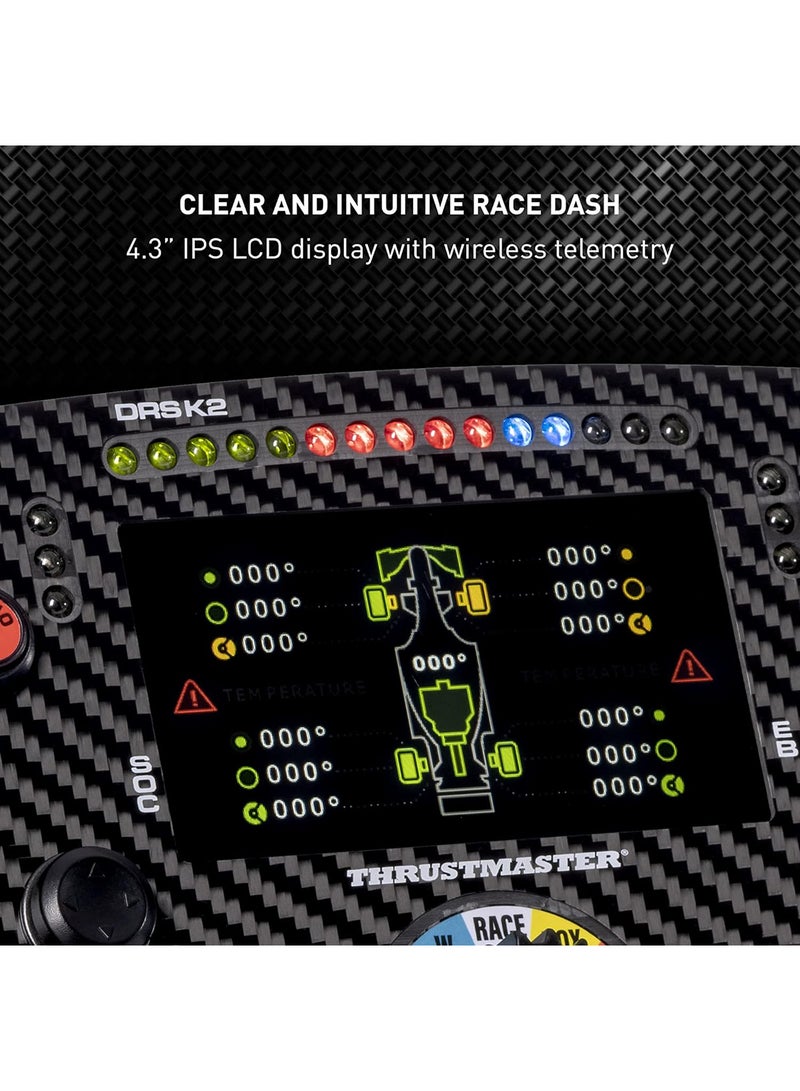 Thrustmaster Formula Wheel Add-On Ferrari SF1000 Edition, Replica Wheel, PC, PS4, PS5, Xbox One and Series X|S, Display and LED Dash, 100% Carbon Fiber Faceplate, Licensed by Ferrari - pnsku/N70108050V/45/_/1725866039/ee5f8079-6d9b-4000-9e26-efacd7930be8