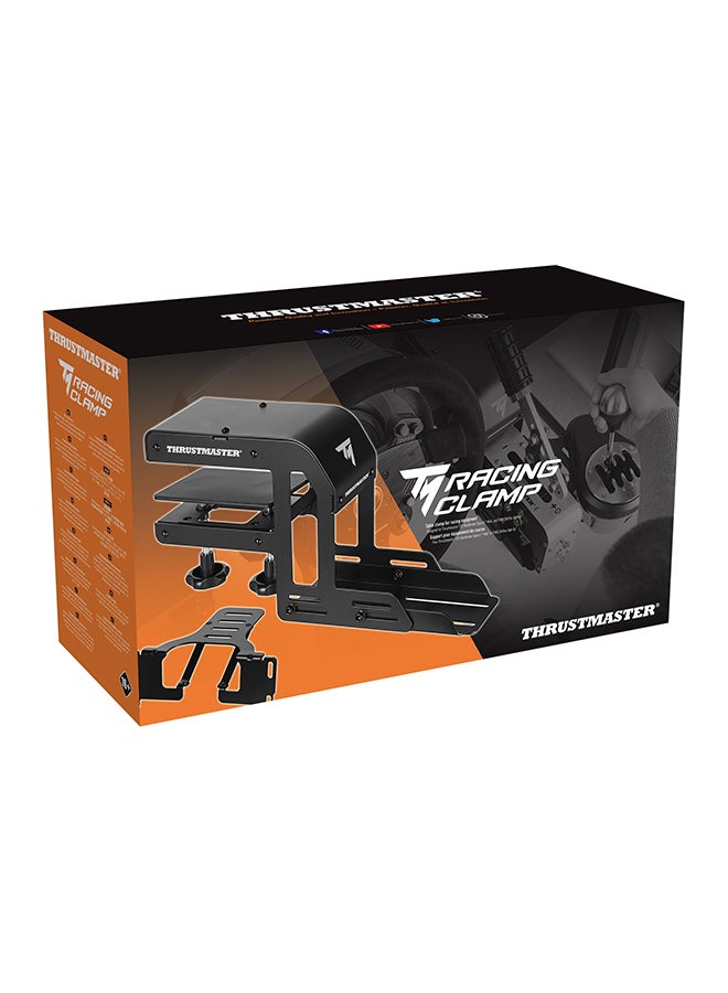 THRUSTMASTER - Thrustmaster TM Racing Clamp - Adjustable Mounting System for Racing Peripherals on PC, PS4, PS5, Xbox One, and Xbox Series X|S - Image 1