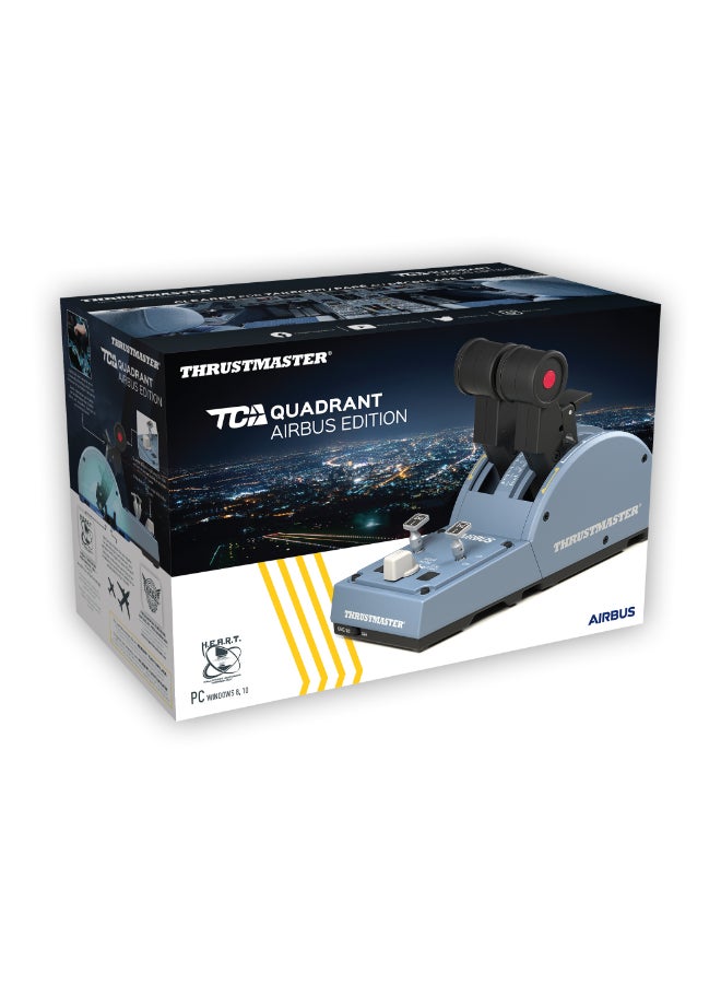 THRUSTMASTER - Thrustmaster TCA Quadrant Airbus Edition: Ergonomic replica of the Airbus Throttle Quadrant, Compatible with PC - Image 1