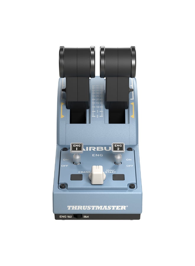THRUSTMASTER - Thrustmaster TCA Quadrant Airbus Edition: Ergonomic replica of the Airbus Throttle Quadrant, Compatible with PC - Image 1