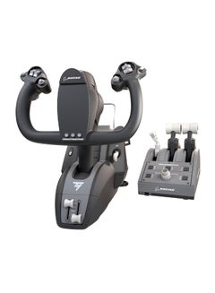 THRUSTMASTER Thrustmaster TCA Yoke Pack Boeing Edition, Pendular Yoke and Throttle Quadrant System, Officially-Licensed Boeing Replicas, 100% Metal Frame, Autopilot Feature, Xbox and PC  - Image 1