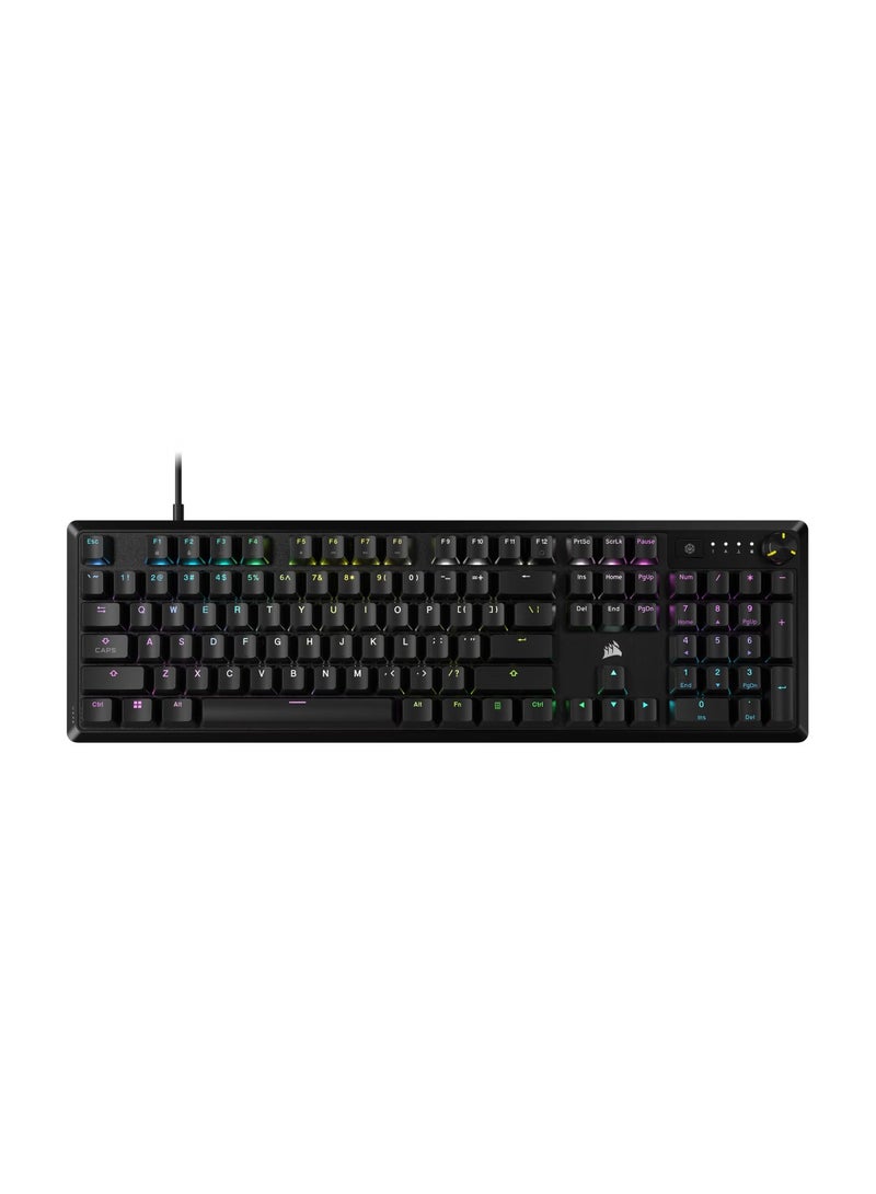 CORSAIR - K70 Core RGB Mechanical Gaming Keyboard — Black - Image 1