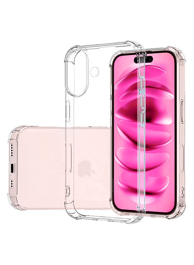 MARGOUN (for iPhone 16 Plus) 2 Pack TPU Case and Screen Protector, Military Grade Protection, Resists Yellowing and Scratches, Bumper Phone Case Clear - Image 4