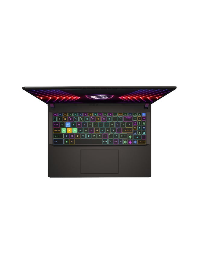 Vector 16 HX Gaming Laptop With 16-Inch Display,Core i9-14900HX Processor/32GB RAM/1TB SSD/12GB Nvidia GeForce RTX 4080 Graphics/Windows 11 English/Arabic Grey
