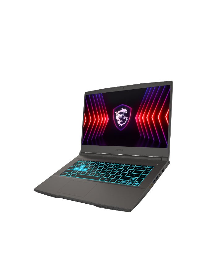 MSI Thin 15 Gaming Laptop With 15.6-Inch Display,Core i5-12450H Processor/8GB RAM/512GB SSD/4GB Nvidia GeForce RTX 2050 Graphics/Windows 11 English/Arabic Black  - Image 2