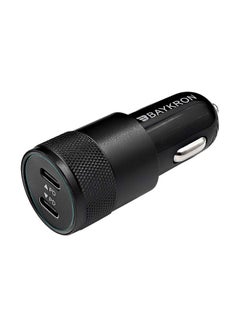 Baykron Car Charger 2 Ports Type-C 40W - Black  - Image 3