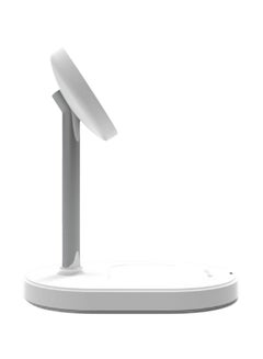 Baykron Wireless Charger Stand 3 in 1 Cable Adapter 25W - White  - Image 3
