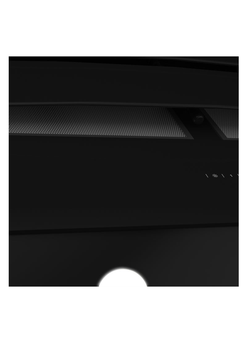 Beko - Decorative Built-in Hood - Black Glass - Carbon And Grease Filters - 3 Speeds - Touch Control - LED Lighting 310 W 8809133200 Black - Image 1