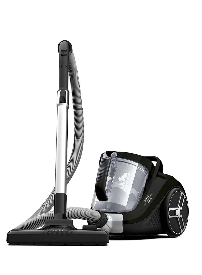 Tefal - Extent Power Vacuum Cleaner, Bagless, 890W=2100W, 2.5L Capacity, Black and White - TW4835EG 2.5 L 2100 W TW4835EG Black - Image 1