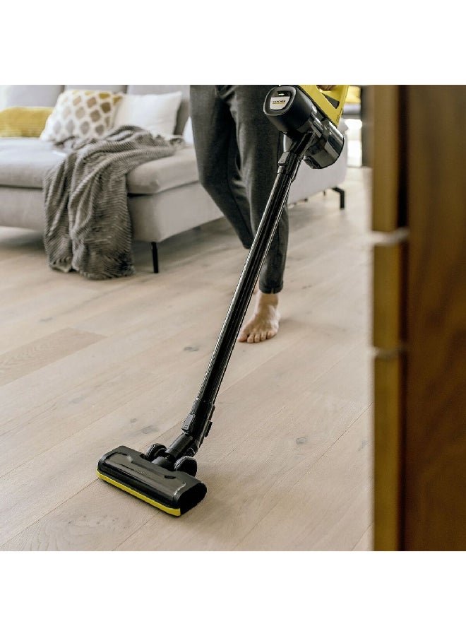 KARCHER Two Stage Power Control VC4 Cordless Stick Vacuum Cleaner Black and Yellow JE1.198-621 160 W JE1.198-621 Black/Yellow  - Image 5