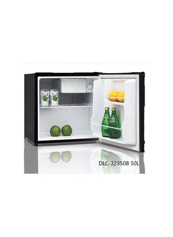 DLC Mini Fridge Single Door Refrigerator  50 Liters, 60W, 50/60Hz, 220-240V 60 W DLC-32350B Black  - Image 1