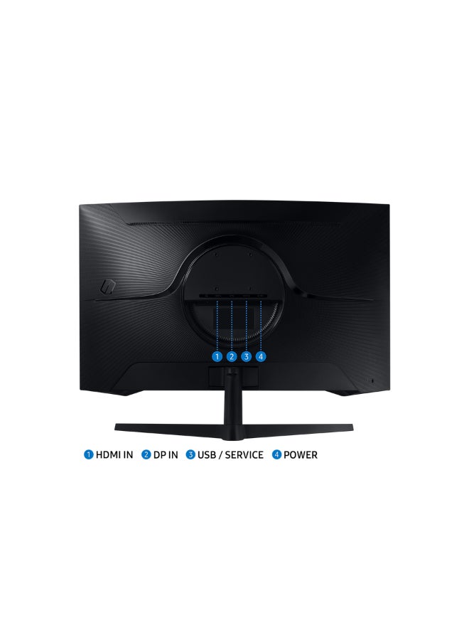 شاشة Odyssey G5 G55C المنحنية للألعاب مقاس 32 بوصة بدقة QHD ومعدل تحديث 165 هرتز