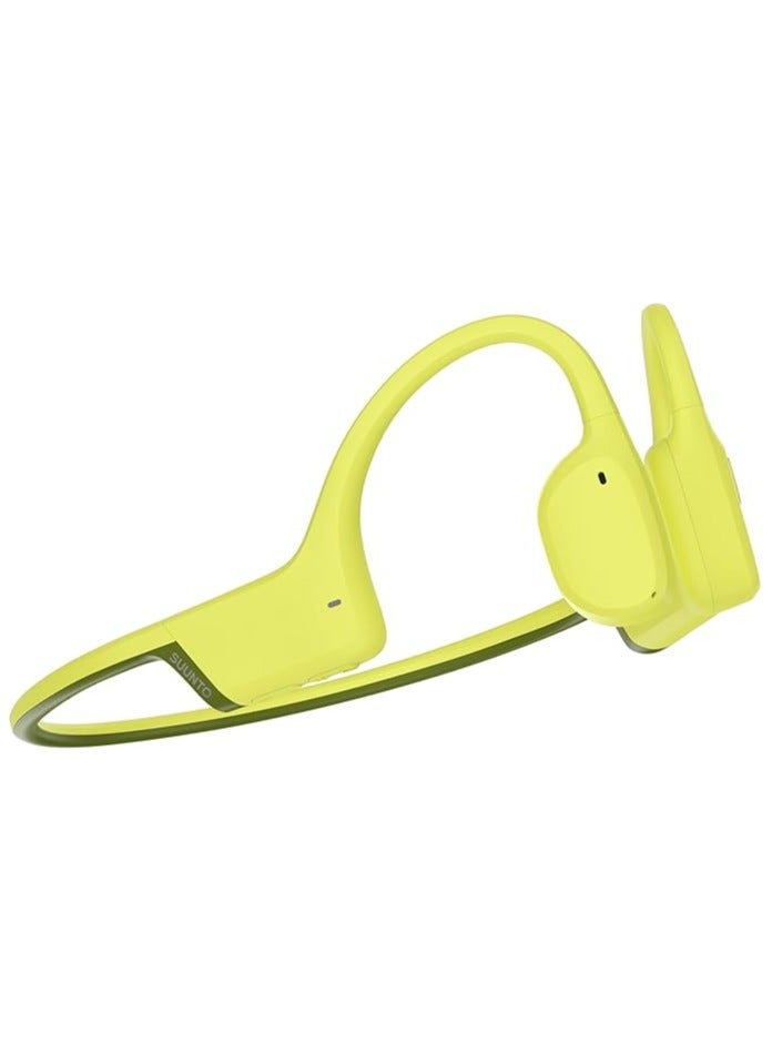 Suunto Open Ear Wireless Headphones | LightWeight & Enchanced Bass, Up to 10Hrs battery, IP55 Sweat & Water Resistant, Easy & Comfortable Wear,  Made for Outdoor Adventures, Sports Wear - Lime  - Image 1