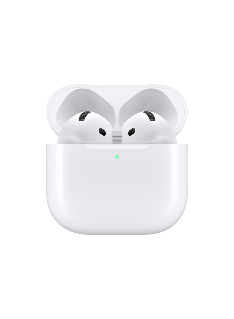 AirPods 4 Wireless Earbuds, Bluetooth Headphones, Personalized Spatial Audio, Sweat and Water Resistant, USB-C Charging Case, H2 Chip, Up to 30 Hours of Battery Life, Effortless Setup For IPhone White - pnsku/N70108364V/45/_/1725956906/8a683950-7a07-4122-80e9-4d3b28a5ba9e