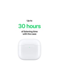 AirPods 4 ANC Wireless Earbuds, Bluetooth Headphones, with Active Noise Cancellation, Adaptive Audio, Transparency Mode, Personalized Spatial Audio, USB-C Charging Case, Wireless Charging, H2 Chip White - pnsku/N70108365V/45/_/1725956902/8edfd407-4fbb-4c1a-ac8d-72fea4624dff