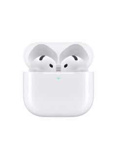 AirPods 4 ANC Wireless Earbuds, Bluetooth Headphones, with Active Noise Cancellation, Adaptive Audio, Transparency Mode, Personalized Spatial Audio, USB-C Charging Case, Wireless Charging, H2 Chip White - pnsku/N70108365V/45/_/1725956903/b64c875c-d3d7-4026-a85c-410b4c5b659f