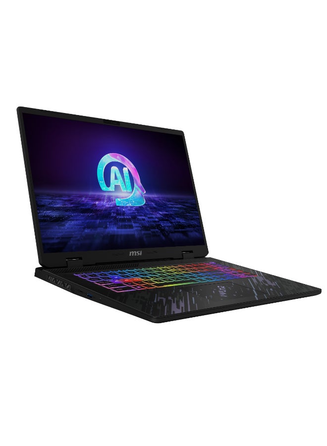 MSI - PULSE 17 AI Gaming Laptop With 17-Inch Display,Core i9-14900HX Processor/32GB RAM/1TB SSD/12GB Nvidia GeForce RTX 4080 Graphics/Windows 11 English/Arabic Black - Image 1