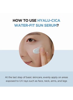 skin1004 Water-Fit Sun Serum, Chemical Sunscreen For All-Skin Types, Light Serum Texture, Contain Chemical Sun Blocks (SPF50+ PA++++) To Protect Skin From UV Rays, Perfectly Blends Into Foundation 50mlml  - Image 3