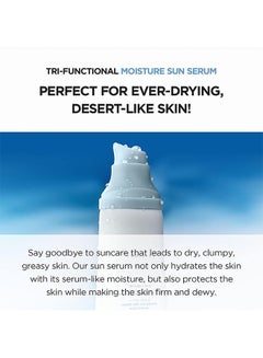 skin1004 Water-Fit Sun Serum, Chemical Sunscreen For All-Skin Types, Light Serum Texture, Contain Chemical Sun Blocks (SPF50+ PA++++) To Protect Skin From UV Rays, Perfectly Blends Into Foundation 50mlml  - Image 4