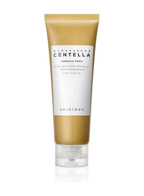 Madagascar Centella Ampoule Foam, 125mL Mild and Soothing Face Cleanser with Asiatica Extract Hydrates and Nourishes Skin Deep Cleansing Foam 125 mlml
