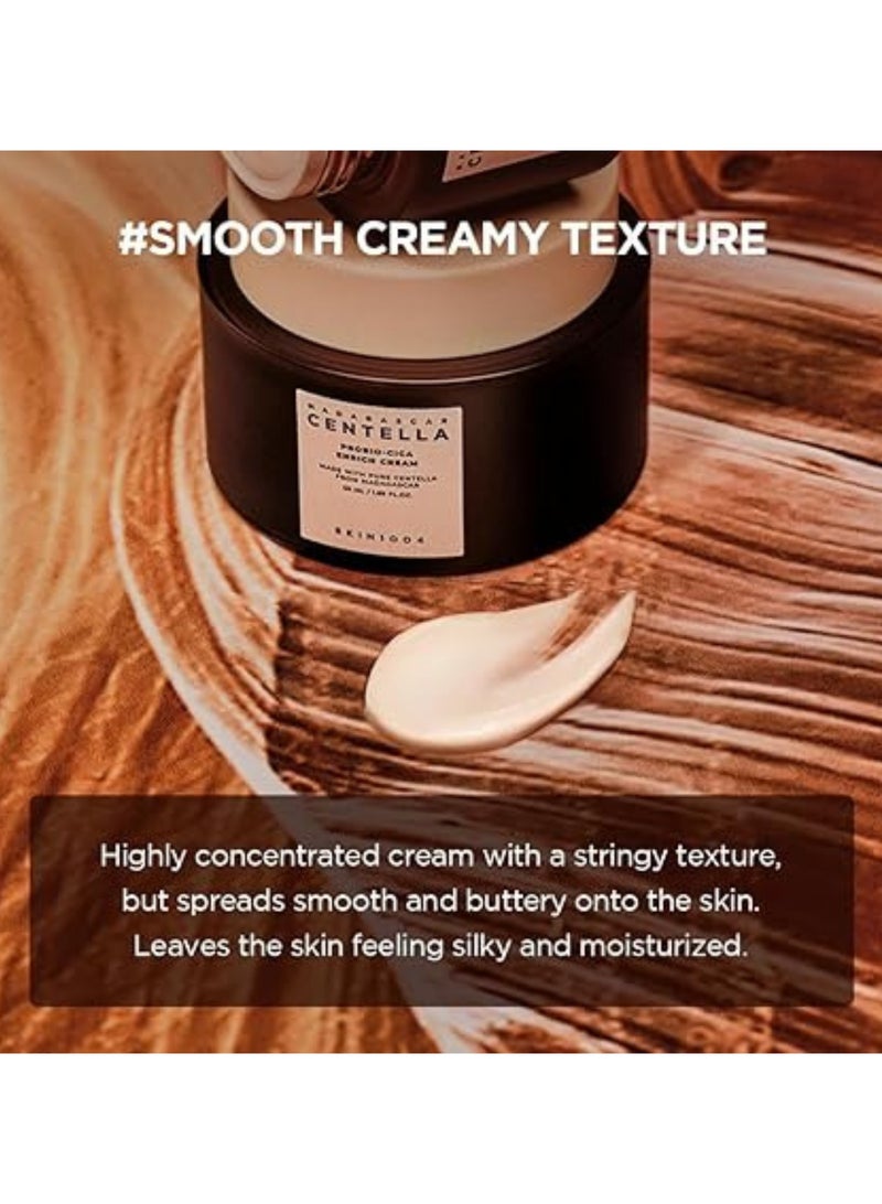 skin1004 - Madagascar Centella Probio-Cica Complete Care Set: Intensive Ampoule, Essence Toner, Enrich Cream, and Bakuchiol Eye Cream 355ml - Image 1