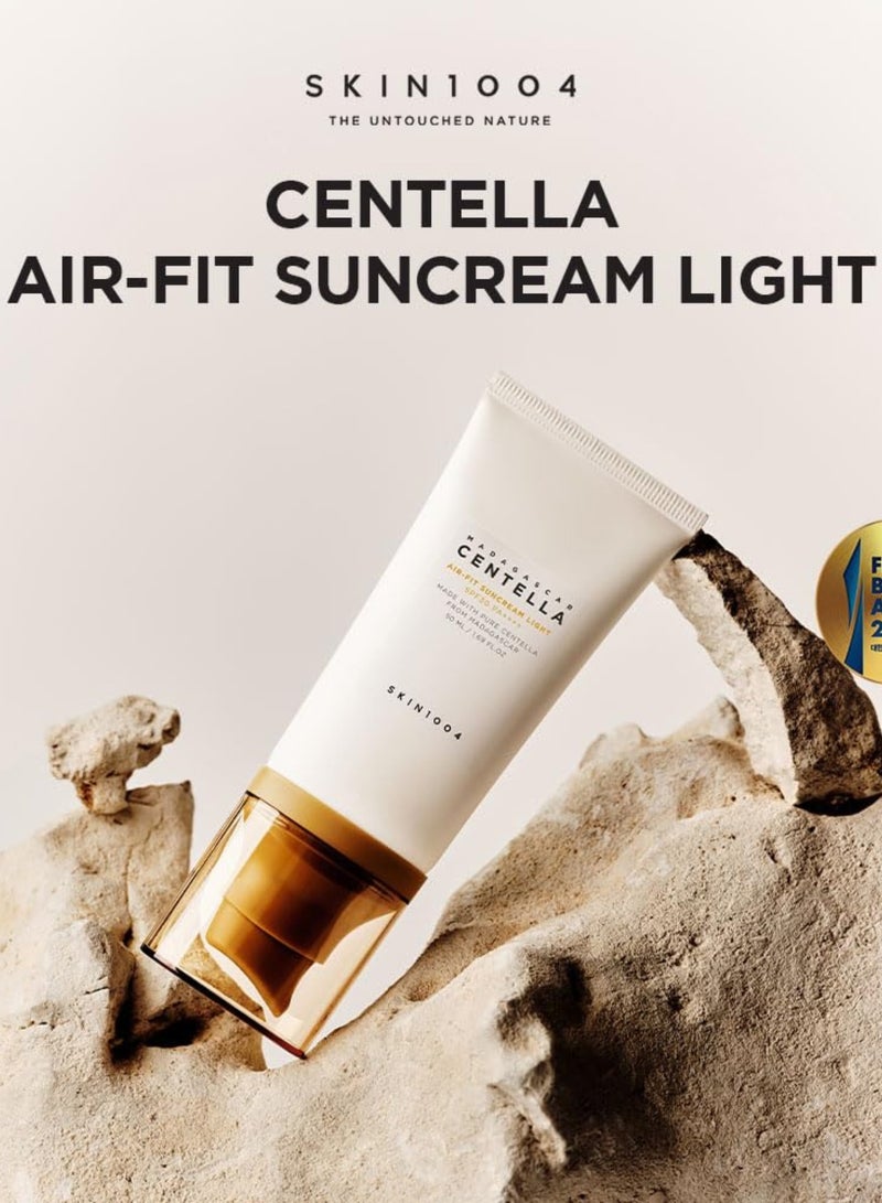 سكين 1004 كريم واقي شمس ماداغاسكار سنتيلا إير فيت خفيف SPF50+: حماية شمسية فائقة الخفة والترطيب  - Image 4