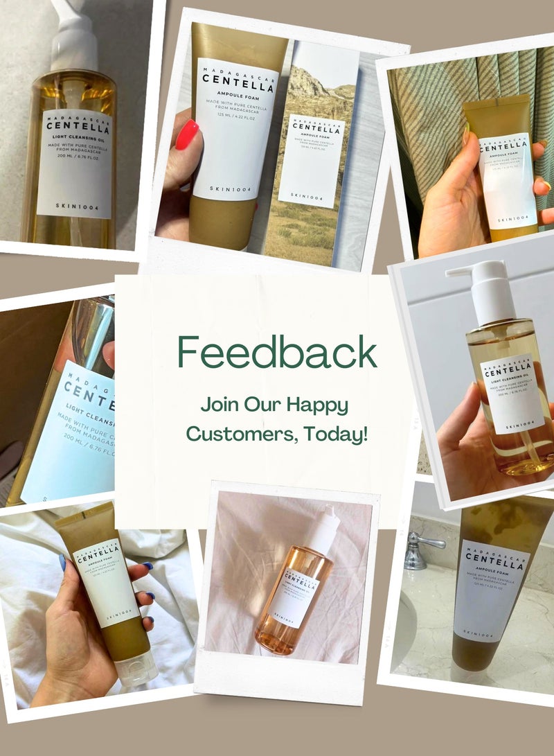 skin1004 - Madagascar Centella Cleansing Duo: Light Cleansing Oil & Ampoule Foam for Gentle Purification 325ml - Image 1