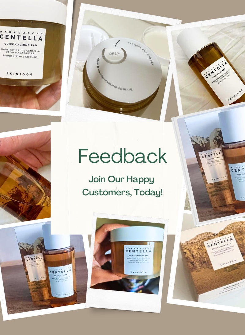 سكين1004 Madagascar Centella Duo: Calming Toner And Quick Soothing Pads 340ml - Image 3