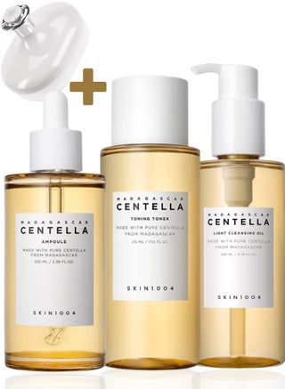 Madagascar Centella Toning Toner 210ml, Cleansing Oil 200ml, Centella Ampoule 100ml & Face Scrubber | Complete Skincare Set for Toning, Cleansing, and Hydration 510ml - pnsku/N70108444V/45/_/1725939218/1ba38006-ada5-4e80-a16f-c33fd7dcab6c