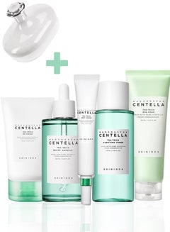 Madagascar Centella Tea-Trica Spot Cream 20ml, BHA 125ml, Cleansing Foam, B5 Cream 75ml, Relief Ampoule 100ml, Purifying Toner 210ml & Face Scrubber | Complete Acne Care Set 530ml - pnsku/N70108446V/45/_/1725939218/55a0b3c1-eee2-4e8b-b337-271adde7858c