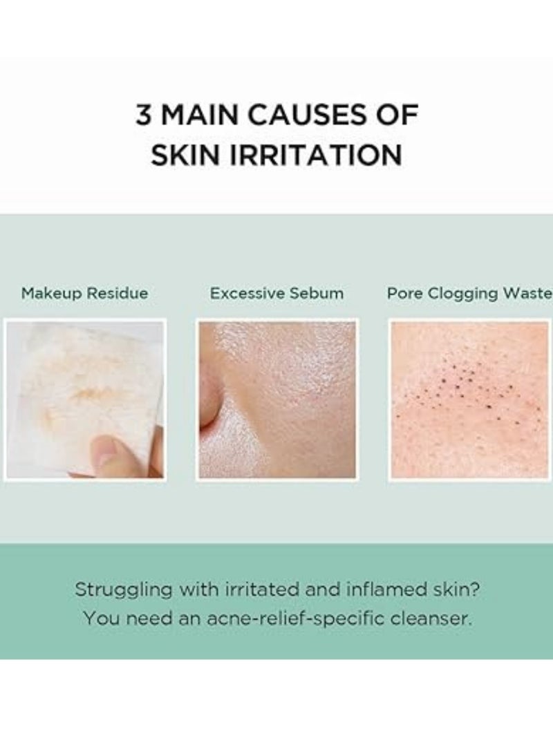skin1004 - Madagascar Centella Tea-Trica Skincare Set - Includes BHA Foam Cleanser, Purifying Toner, Relief Ampoule, and B5 Cream - Complete Routine for Clear, Hydrated, and Balanced Skin 510ml - Image 1