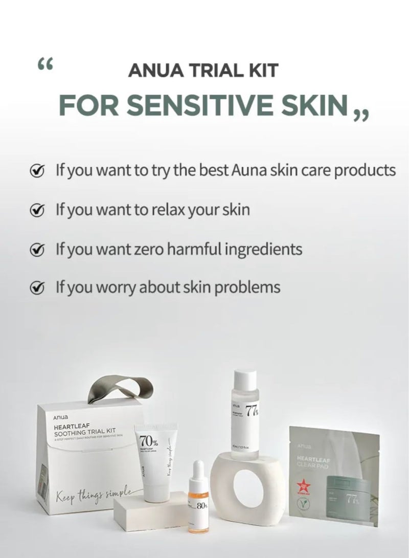 Anua Heartleaf Soothing Trial Kit 100ml - Image 3