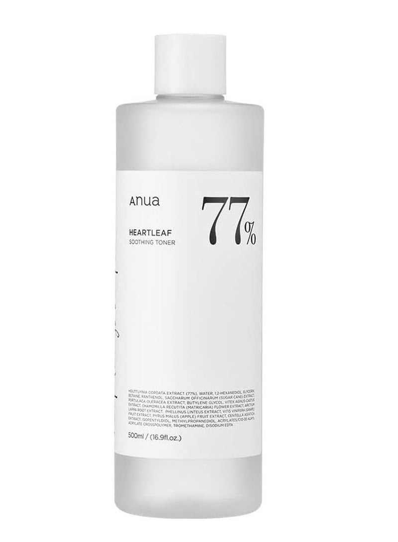 انوا Heartleaf 77% Soothing Toner 500Ml  - Image 1