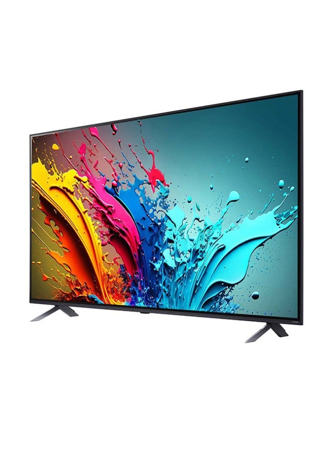 إل جي تلفزيون LG QNED QNED86 4K الذكي مقاس 55 بوصة مع جهاز تحكم عن بعد AI Magic HDR10 webOS24 2024 55QNED86T6A.AMVE أسود  - Image 3