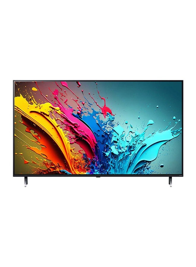 إل جي تلفزيون LG QNED QNED86 4K الذكي مقاس 55 بوصة مع جهاز تحكم عن بعد AI Magic HDR10 webOS24 2024 55QNED86T6A.AMVE أسود  - Image 2