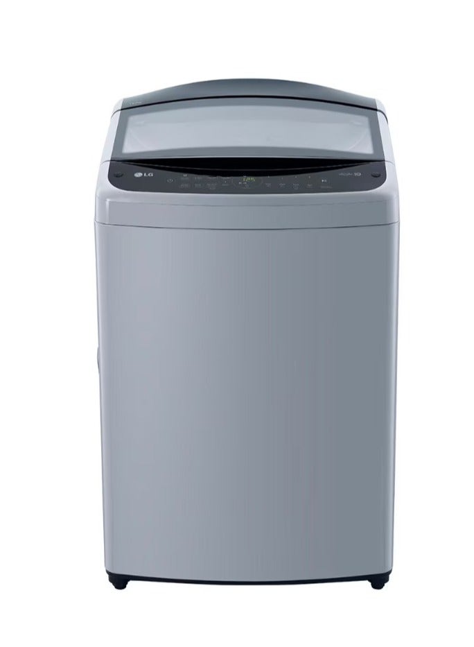 LG - Washing Machine 21 Kg Top Loading Inverter Direct Drive Smart ThinQ (Wi-Fi) Turbo Wash T21H7EHHT5 Silver - Image 1