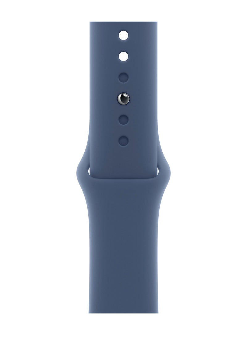 ابل  ساعة سيريس 10 جي بي إس 42 مم هيكل من الألومنيوم الفضي مع - Image 3