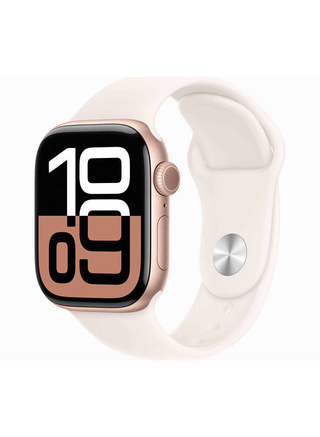 Apple Watch Series 10 GPS 42mm Rose Gold Aluminium Case With Light