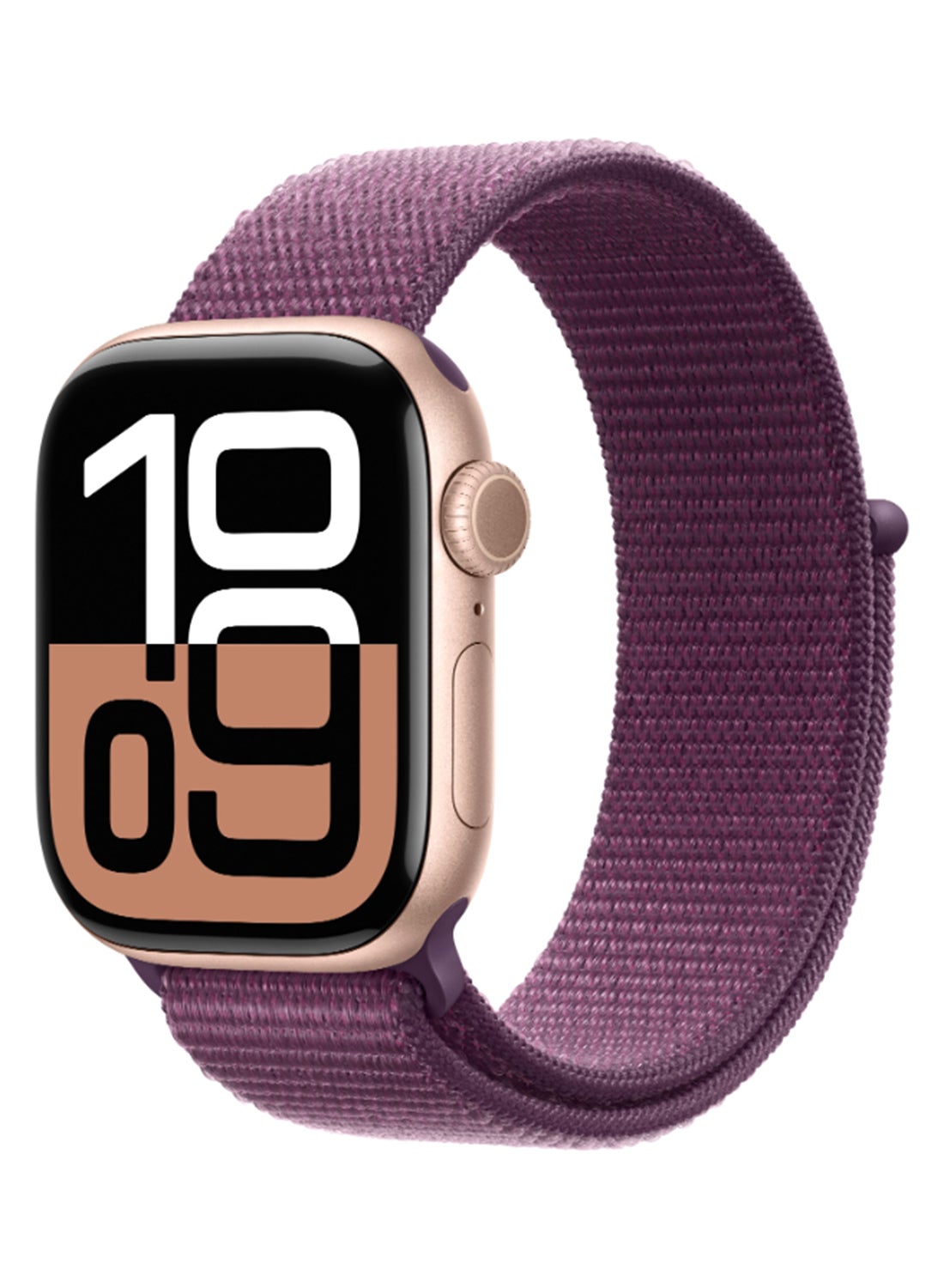 Apple Watch Series 10 GPS 42mm Rose Gold Aluminium Case With Plum
