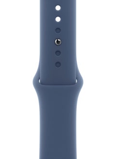 Apple Watch Series 10 GPS + Cellular 42mm Silver Aluminium Case With Denim Sport Band  - Image 3
