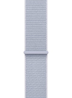 Apple Watch Series 10 GPS + Cellular 42mm Silver Aluminium Case With Blue Cloud Sport Loop  - Image 3