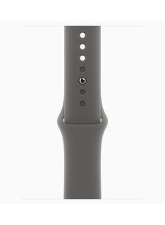 Apple Watch Series 10 GPS + Cellular 42mm Natural Titanium Case With Stone Grey Sport Band  - Image 3
